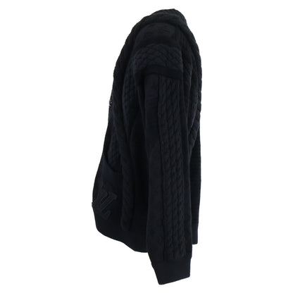 LOUIS VUITTON ルイヴィトン 【新品同様/国内正規/25年製】1AHC22/RM251M SUR HSN71W Chunky Wool-Blend Cable Cardigan チャンキーウールブレンド ケーブルカーディガン トップス