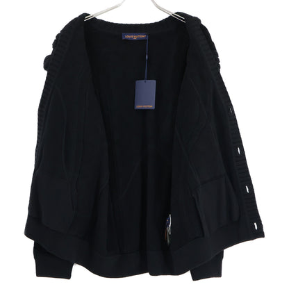 LOUIS VUITTON ルイヴィトン 【新品同様/国内正規/25年製】1AHC22/RM251M SUR HSN71W Chunky Wool-Blend Cable Cardigan チャンキーウールブレンド ケーブルカーディガン トップス