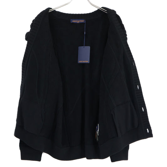LOUIS VUITTON ルイヴィトン 【新品同様/国内正規/25年製】1AHC22/RM251M SUR HSN71W Chunky Wool-Blend Cable Cardigan チャンキーウールブレンド ケーブルカーディガン トップス