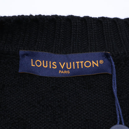 LOUIS VUITTON ルイヴィトン 【新品同様/国内正規/25年製】1AHC22/RM251M SUR HSN71W Chunky Wool-Blend Cable Cardigan チャンキーウールブレンド ケーブルカーディガン トップス