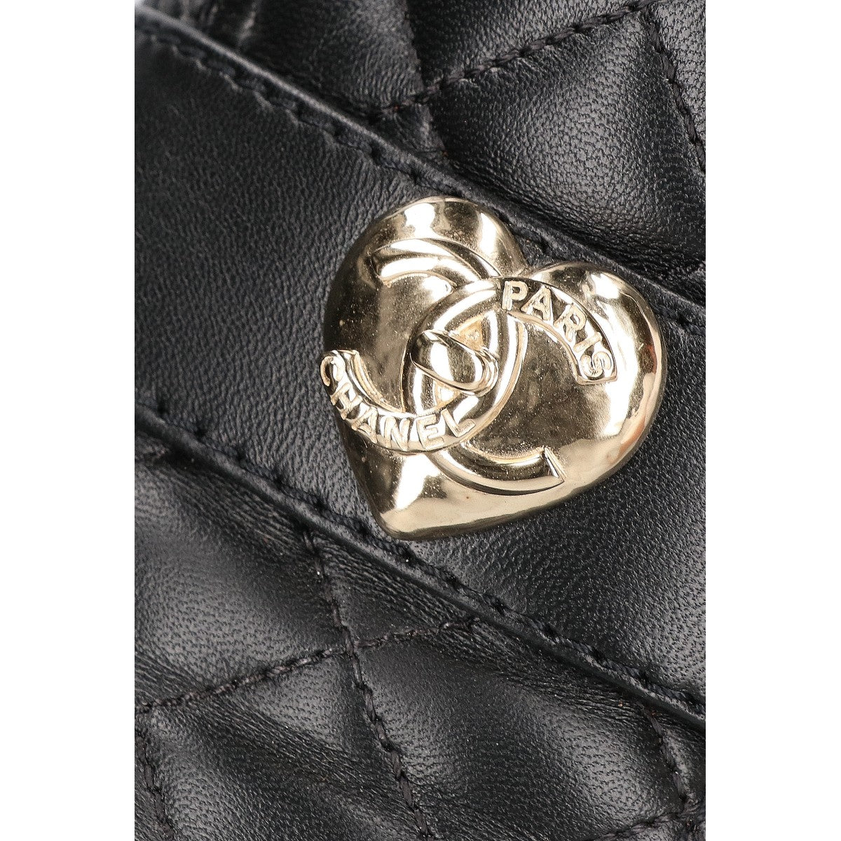 CHANEL シャネル G39697 ハートロック マトラッセローファー シューズ