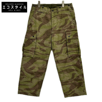 RRL ダブルアールエル カーキ 782943803001 カモ ツイル カーゴパンツ ボトムス