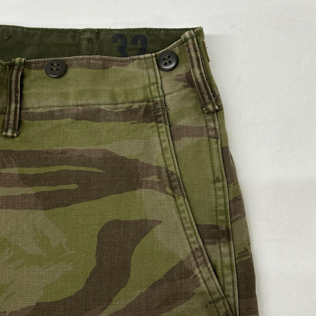 RRL ダブルアールエル カーキ 782943803001 カモ ツイル カーゴパンツ ボトムス