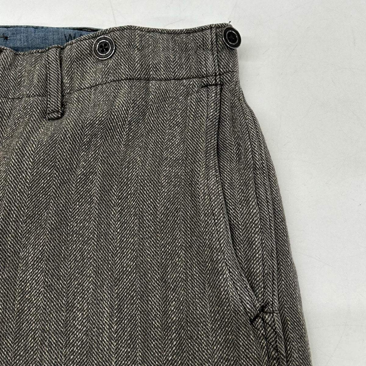 RRL ダブルアールエル グレー 782972010001 ディストレスト ヘリンボーンツイルフィールドパンツ ボトムス