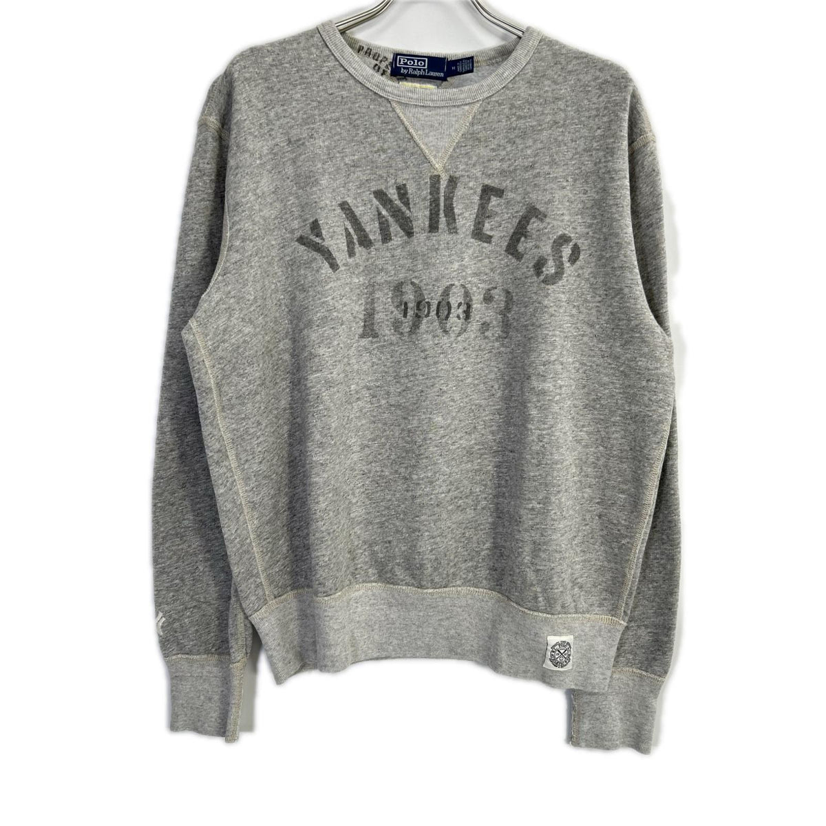 POLObyRalphLauren ポロラルフローレン ×ヤンキース グレー スウェット トップス