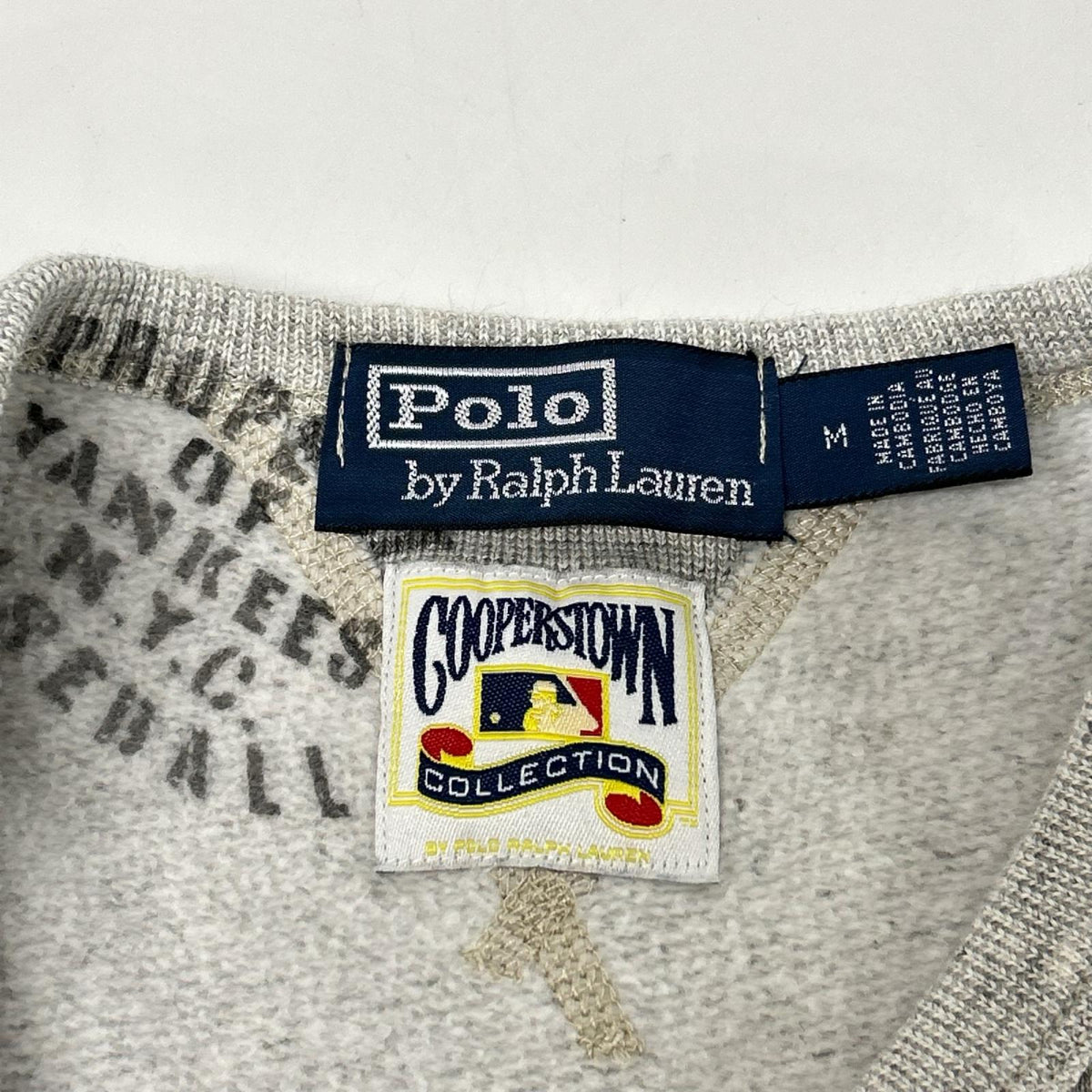 POLObyRalphLauren ポロラルフローレン ×ヤンキース グレー スウェット トップス
