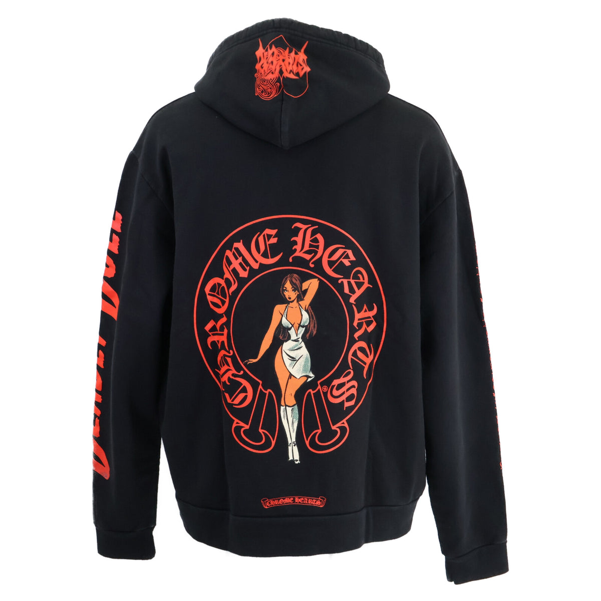 Chrome hearts クロムハーツ ｘDEADLY DOLL デッドリードール【23年製】ホースシュー プルオーバー パーカー トップス