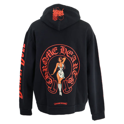 Chrome hearts クロムハーツ ｘDEADLY DOLL デッドリードール【23年製】ホースシュー プルオーバー パーカー トップス