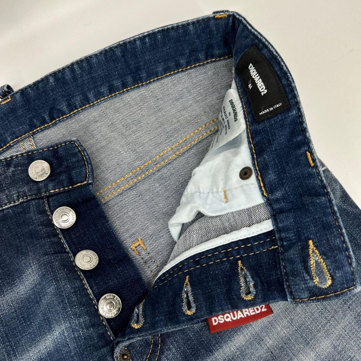 DSQUARED2 ディースクエアード 23AW S74LB1317 S30664 ストレッチコットンデニム ボトムス