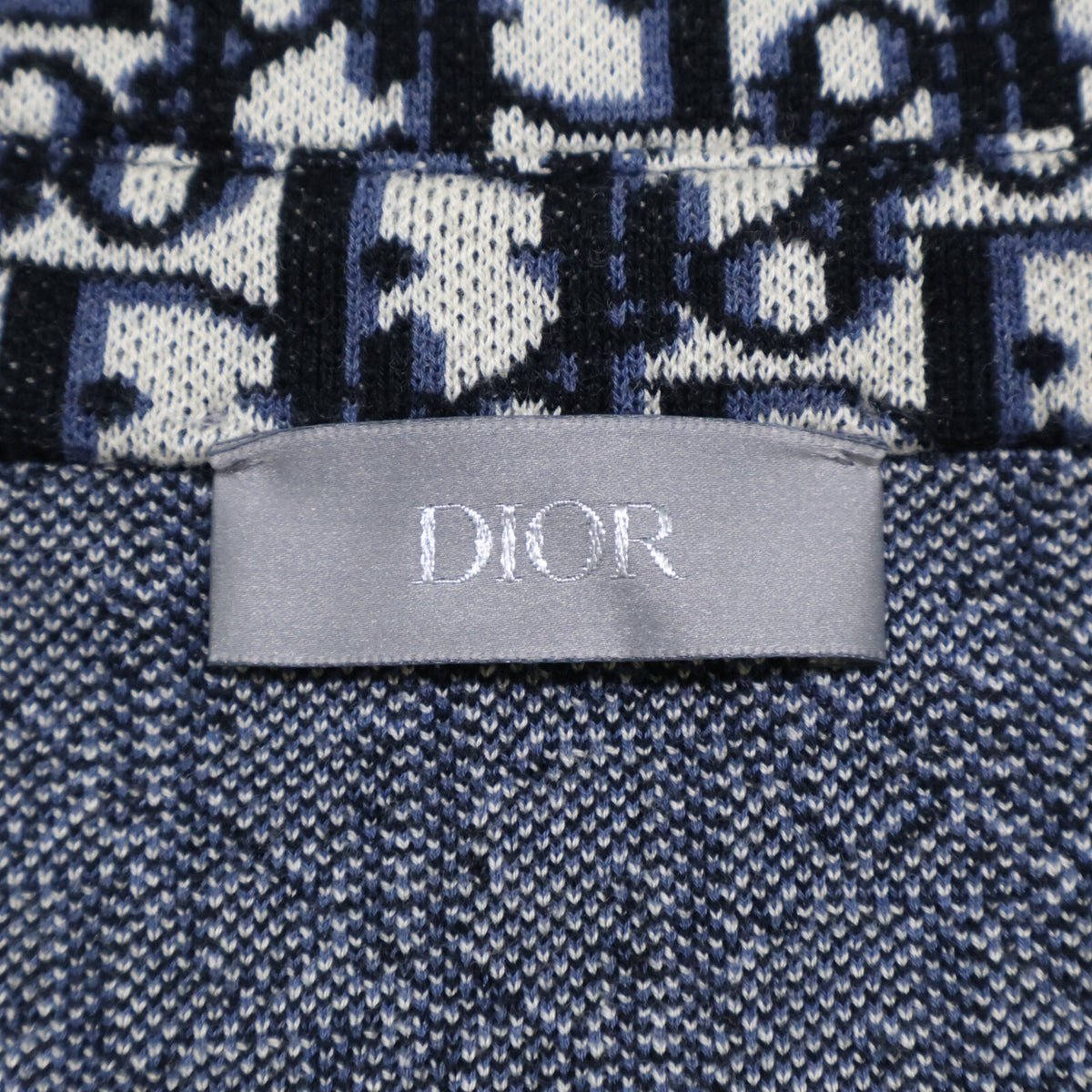 DIOR ディオール 【美品/国内正規】023M550AT099 オブリーグ ニット オーバーシャツ トップス