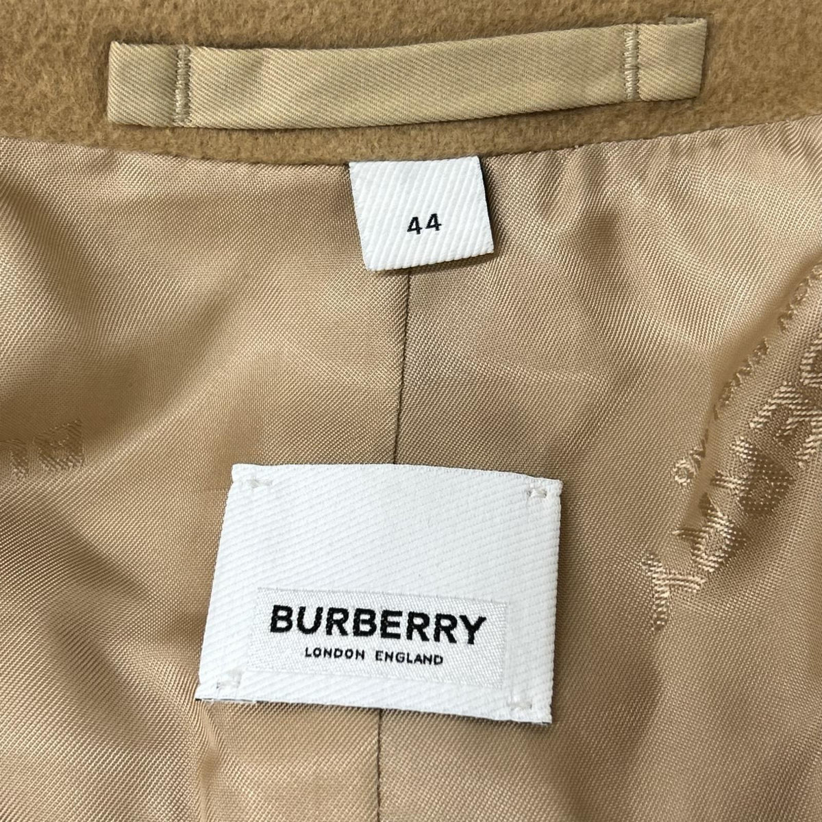 BURBERRY バーバリー 8034190 ティッシ期 キャメル ウール×カシミヤ チェスターコート コート