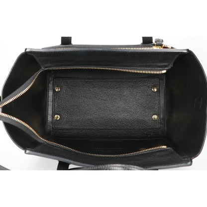 SalvatoreFerragamo サルバトーレフェラガモ 214446 ダブル・ガンチーニ グレインレザー 2Way トートバッグ