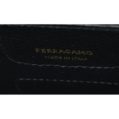 SalvatoreFerragamo サルバトーレフェラガモ 214446 ダブル・ガンチーニ グレインレザー 2Way トートバッグ