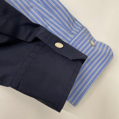 CULLNI クルニ 25-AW-018ST 25AW Stripe Asymmetrical Layered Shirt トップス