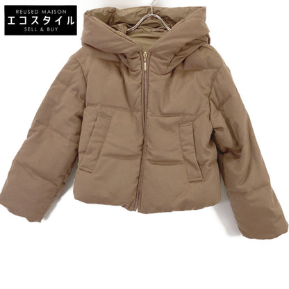 Max Mara WEEKEND 2529486145 THE CUBE Camel Cropped Reversible Down Jacket 38
