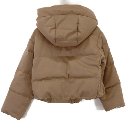 Max MaraWEEKEND Max Mara Weekend 2529486145 THE CUBE Camel Cropped Reversible Down Jacket