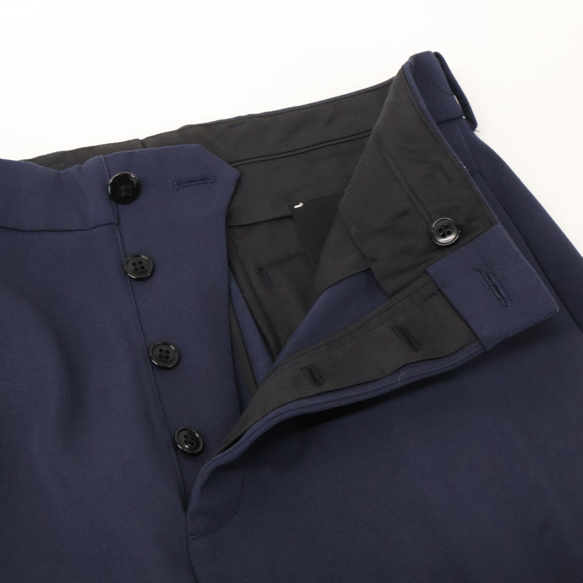 ATON 22AW Navy Basic Pants Bottoms OO Men's