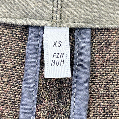 FIRMUM フィルマム ﾌﾞﾗｳﾝ ｳｰﾙ ｺｯﾄﾝ ﾐﾘﾀﾘｰｻｰｼﾞ ｺｰﾄ コート XS