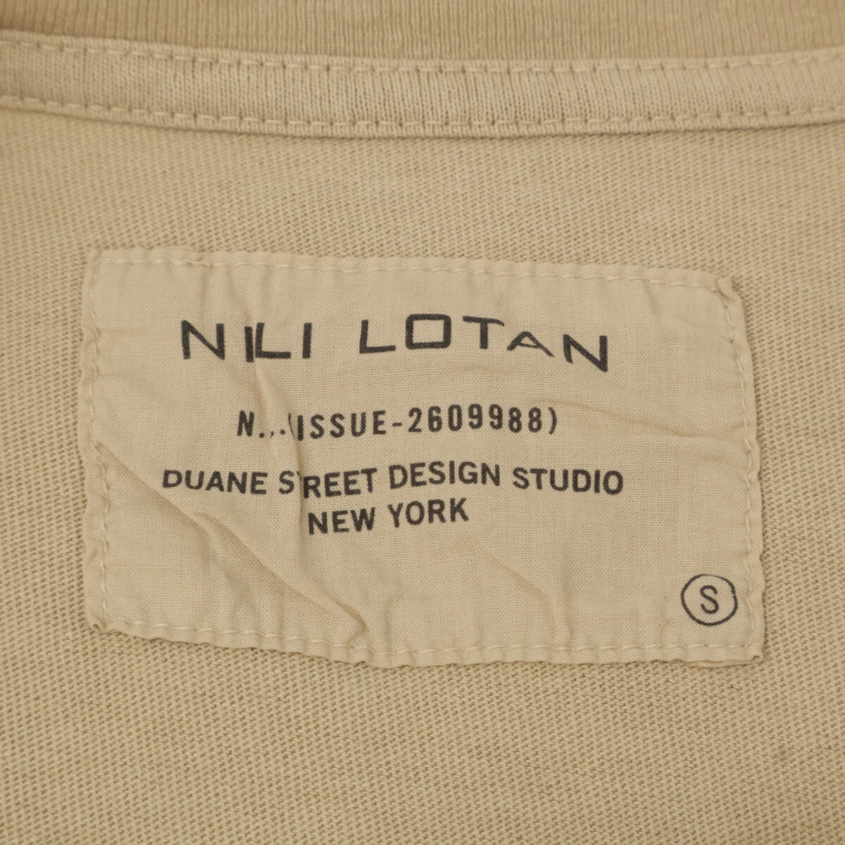 L'Appartement APPARTEMENT【新品】20-070-570-0006-3-0 NILI LOTAN 成衣染色 圆领 短袖T恤/上衣 36 女士