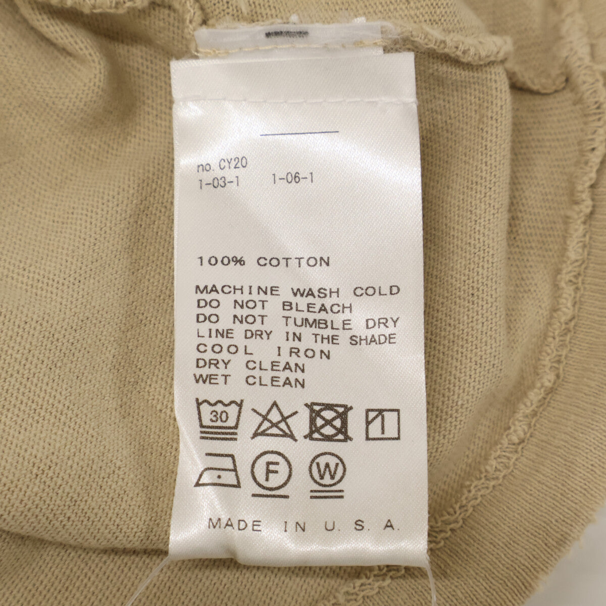 L'Appartement APPARTEMENT【新品】20-070-570-0006-3-0 NILI LOTAN 成衣染色 圆领 短袖T恤/上衣 36 女士