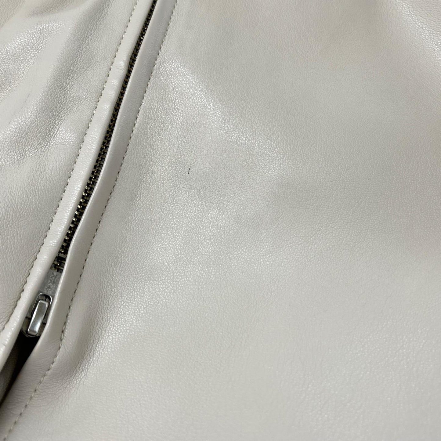 LE CIEL BLEU ルシェルブルー 23年 ﾍﾞｰｼﾞｭ Leather Utility Gilet ワンピース 36