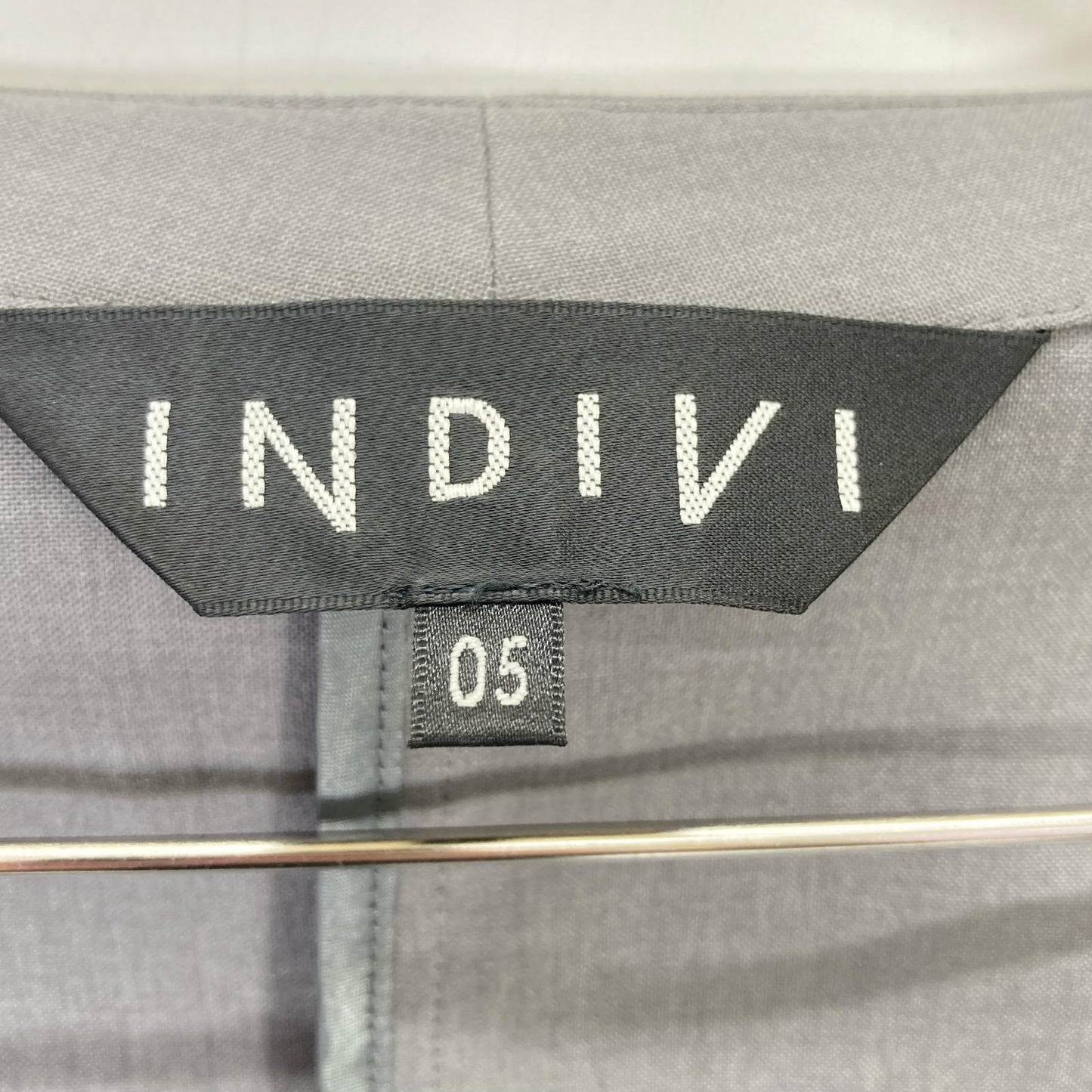 INDIVI インディヴィ グレー 定番スーツ セットアップ スーツ セットアップ