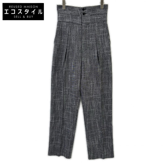 LE CIEL BLEU ルシェルブルー 23年 ｸﾞﾚｰ High Waist Pants ﾊﾟﾝﾂ ボトムス 36