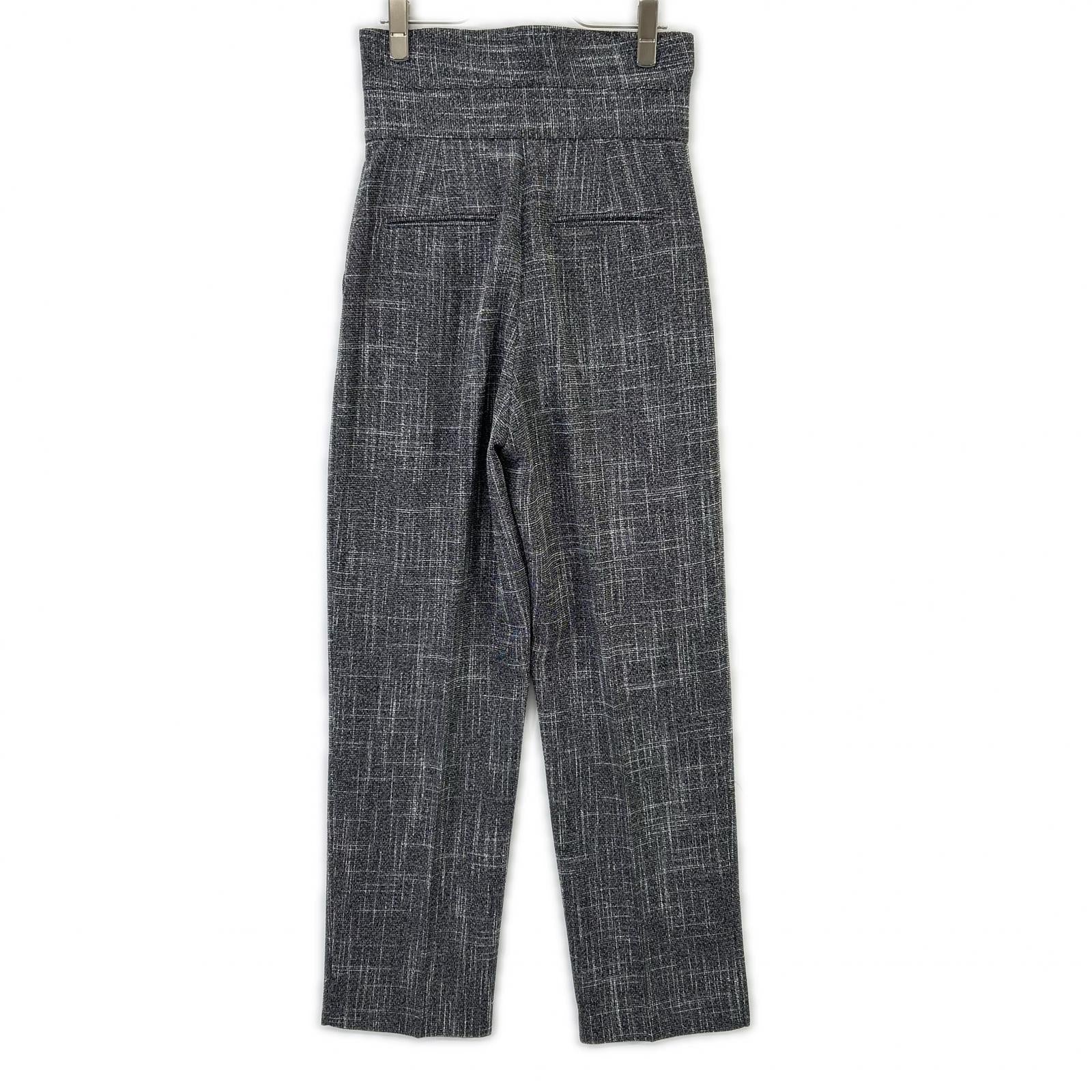 LE CIEL BLEU Le Ciel Bleu 23 Grey High Waist Pants Bottoms 36
