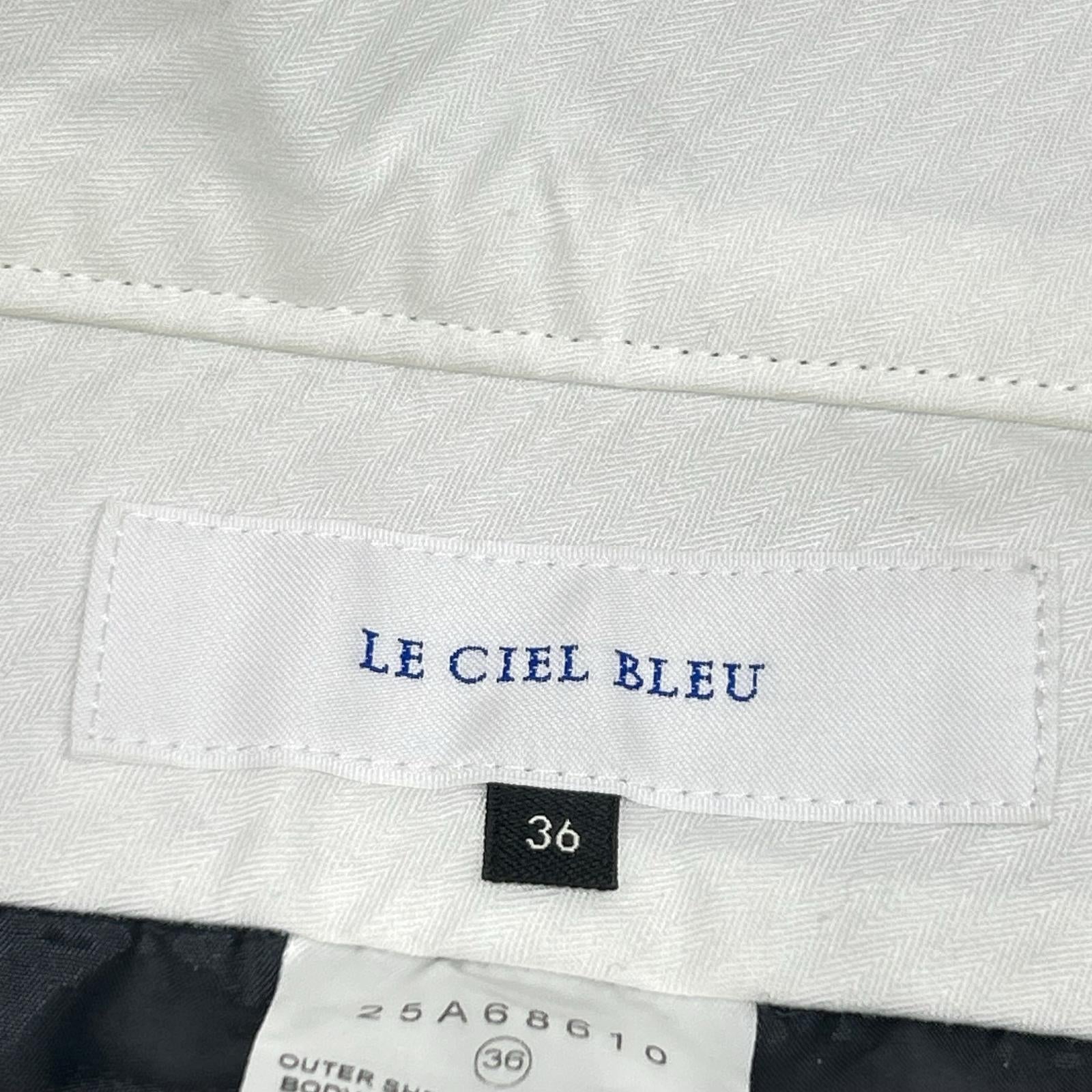 LE CIEL BLEU Le Ciel Bleu 23 Grey High Waist Pants Bottoms 36