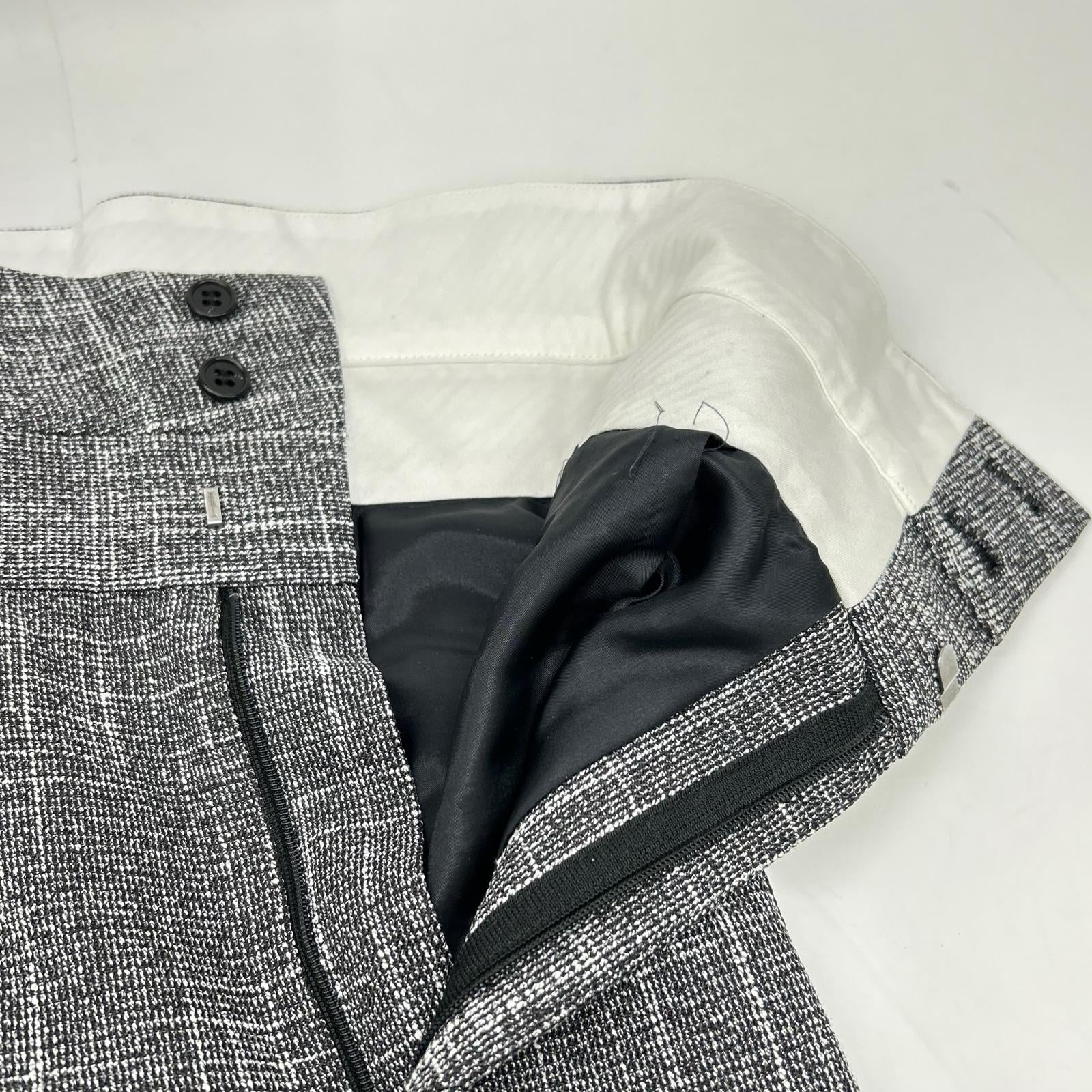 LE CIEL BLEU Le Ciel Bleu 23 Grey High Waist Pants Bottoms 36