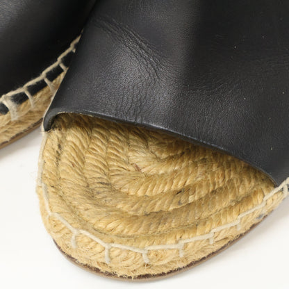 CELINE Open Toe Espadrille Wedge Sandals Shoes 35 Ladies