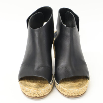 CELINE Open Toe Espadrille Wedge Sandals Shoes 35 Ladies