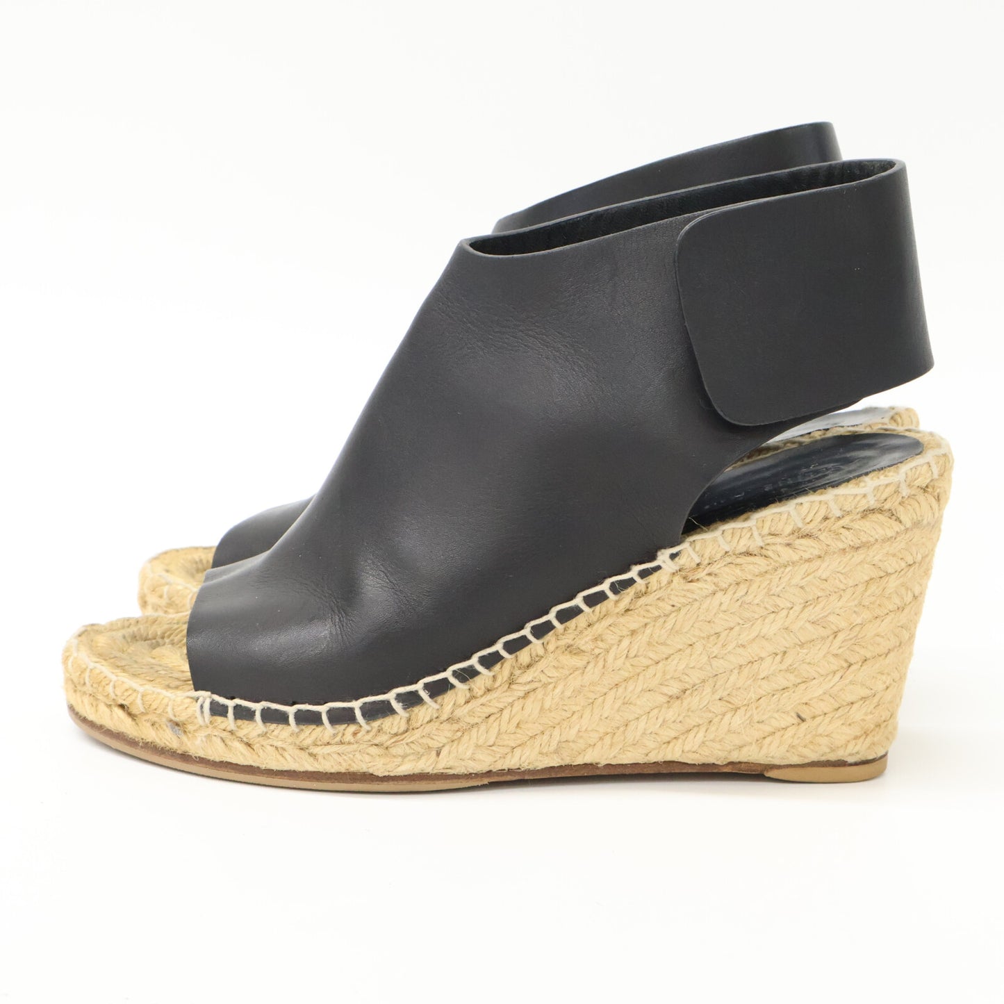 CELINE Open Toe Espadrille Wedge Sandals Shoes 35 Ladies
