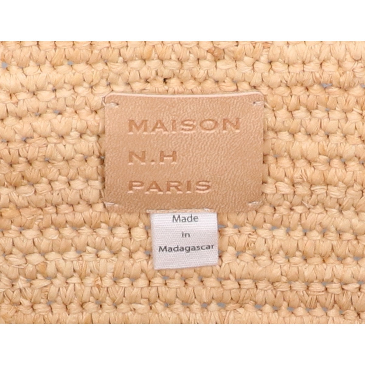 MAISON NH PARIS 【全新同款】PL1R01B018 CARLA XL BASKET BAG 编织包 手提包