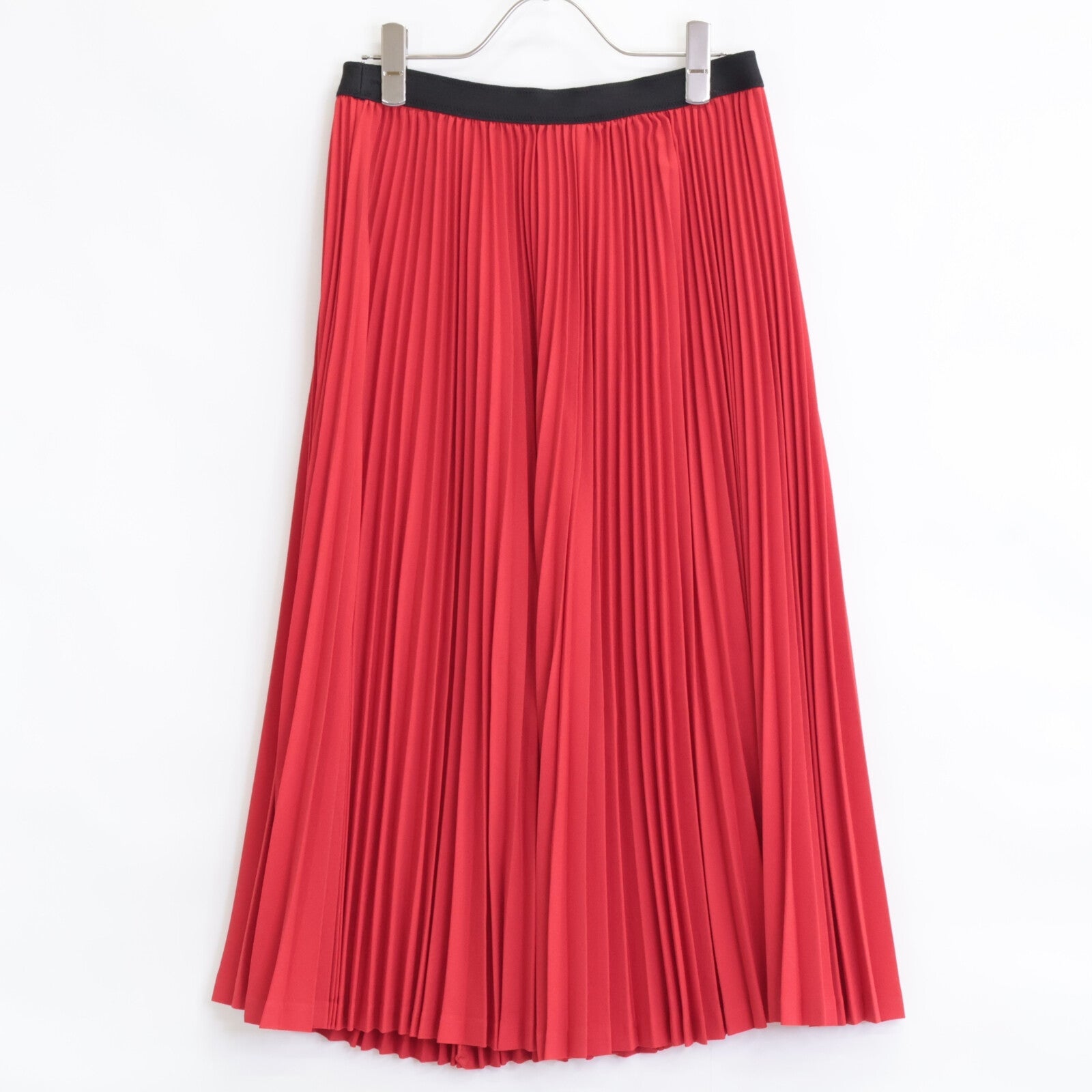 ADORE Red 531-9120402 Pleated Flower Lace Skirt Skirt 36 Women's