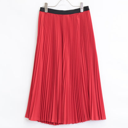 ADORE Red 531-9120402 Pleated Flower Lace Skirt Skirt 36 Women's