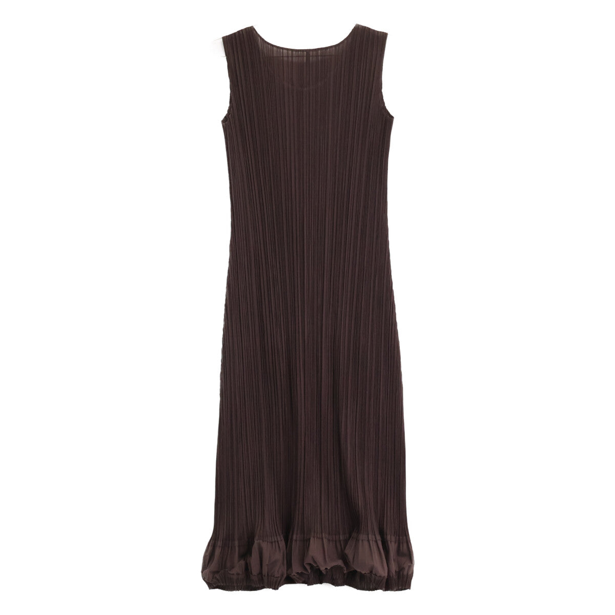 PLEATS PLEASE プリーツプリーズ ブラウン PP63ーJH612 ワンピース ノースリーブ ワンピース