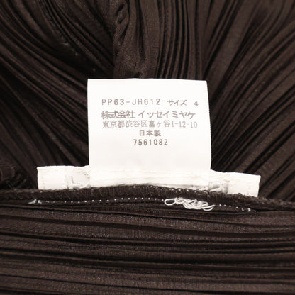 PLEATS PLEASE プリーツプリーズ ブラウン PP63ーJH612 ワンピース ノースリーブ ワンピース
