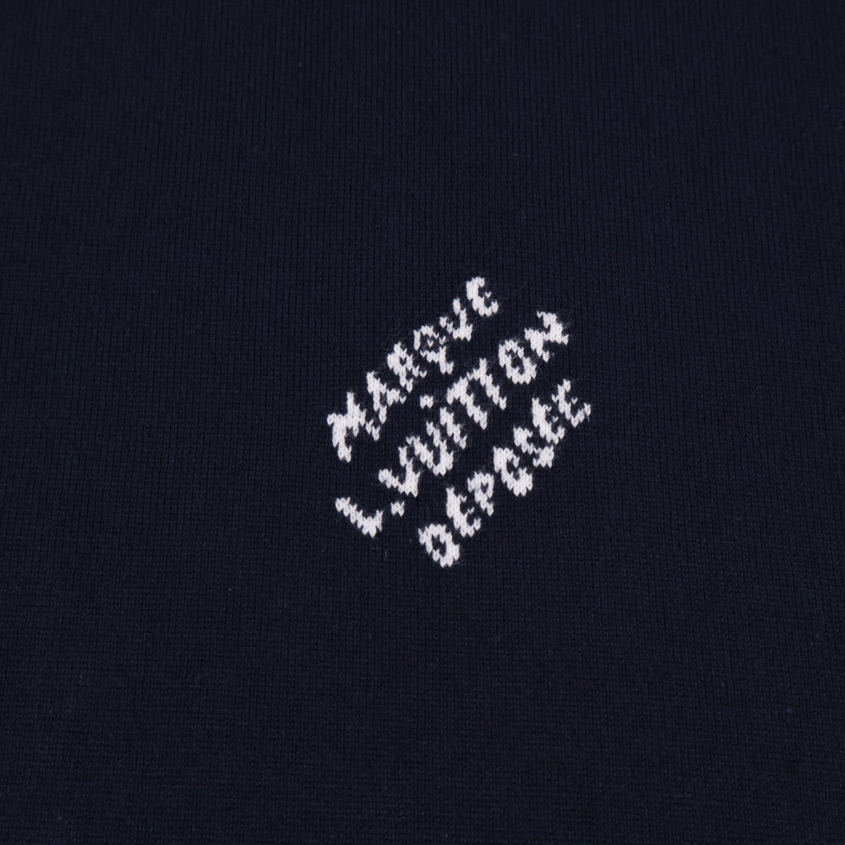 LOUIS VUITTON Black HRN42W Signature Short-Sleeve Crewneck Top