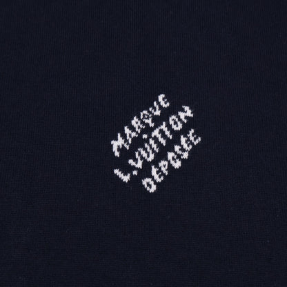 LOUIS VUITTON Black HRN42W Signature Short-Sleeve Crewneck Top