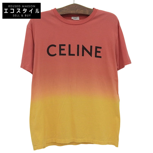 CELINE Gradation Logo T-Shirt Top Men's Multicolor XS 2X681731Y Tops