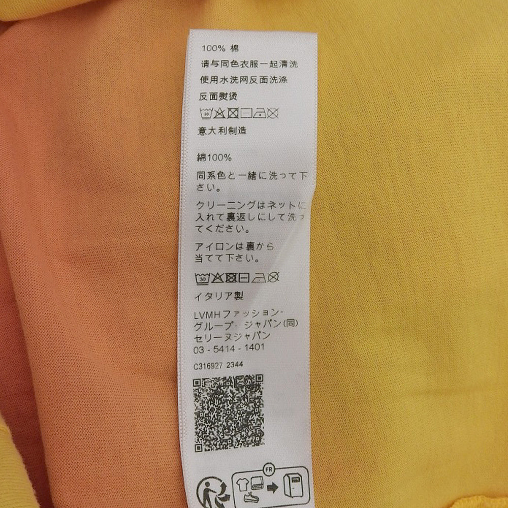 CELINE Gradation Logo T-Shirt Top Men's Multicolor XS 2X681731Y Tops
