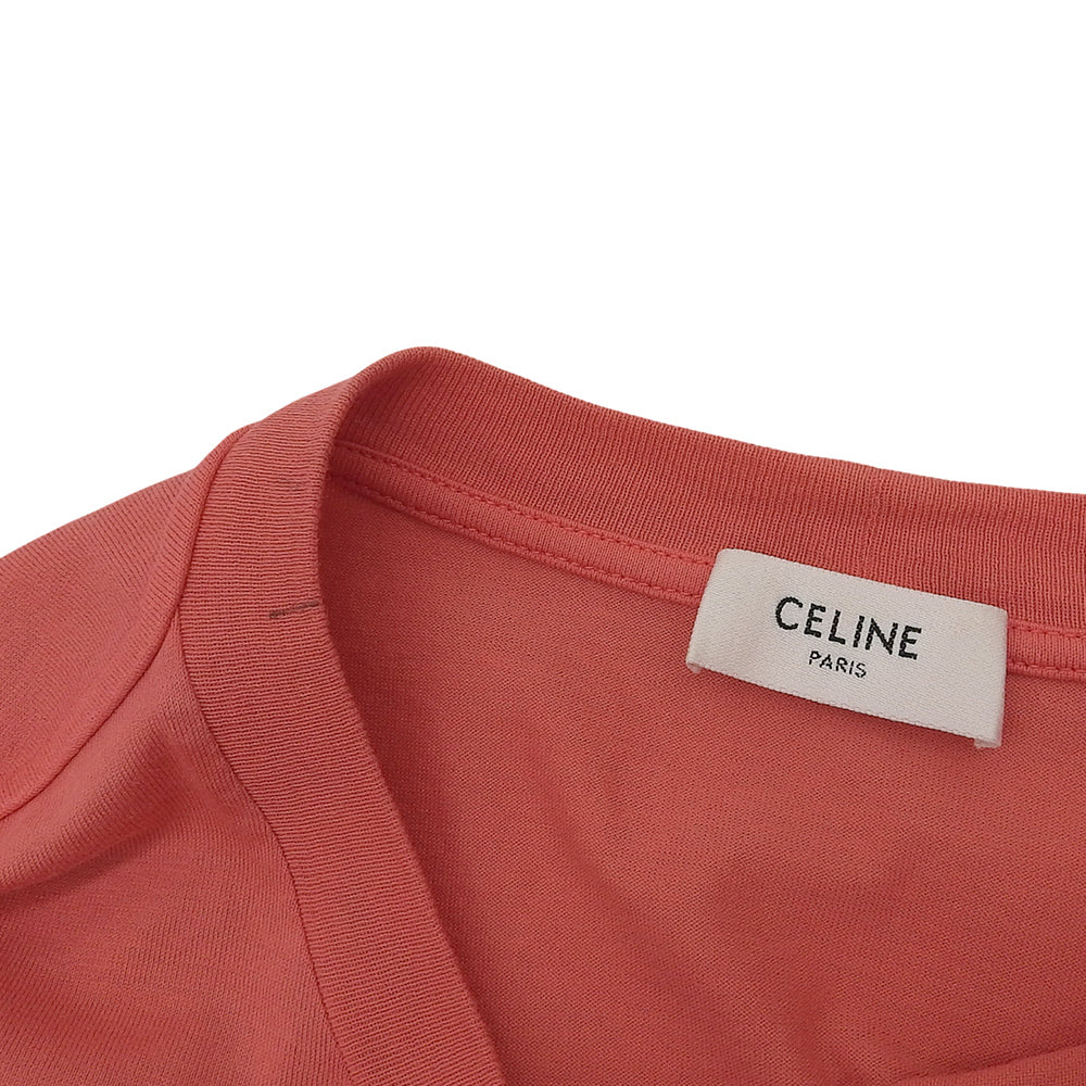 CELINE Gradation Logo T-Shirt Top Men's Multicolor XS 2X681731Y Tops