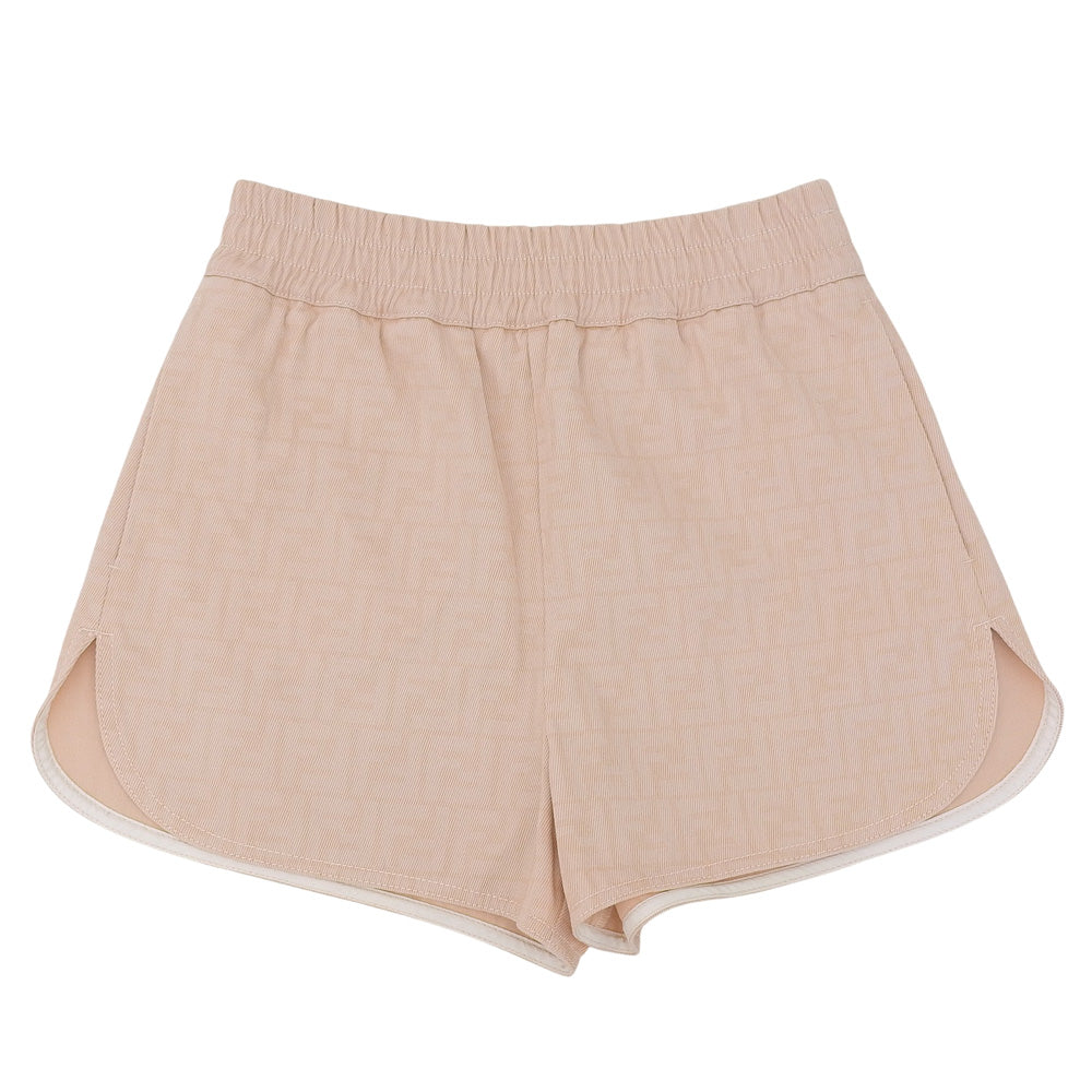 FENDI フェンディ 美品 FF総柄ショートパンツ ボトムス レディース ピンク系 38 FLP761 AK6C ボトムス