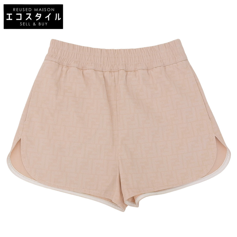 FENDI フェンディ 美品 FF総柄ショートパンツ ボトムス レディース ピンク系 38 FLP761 AK6C ボトムス