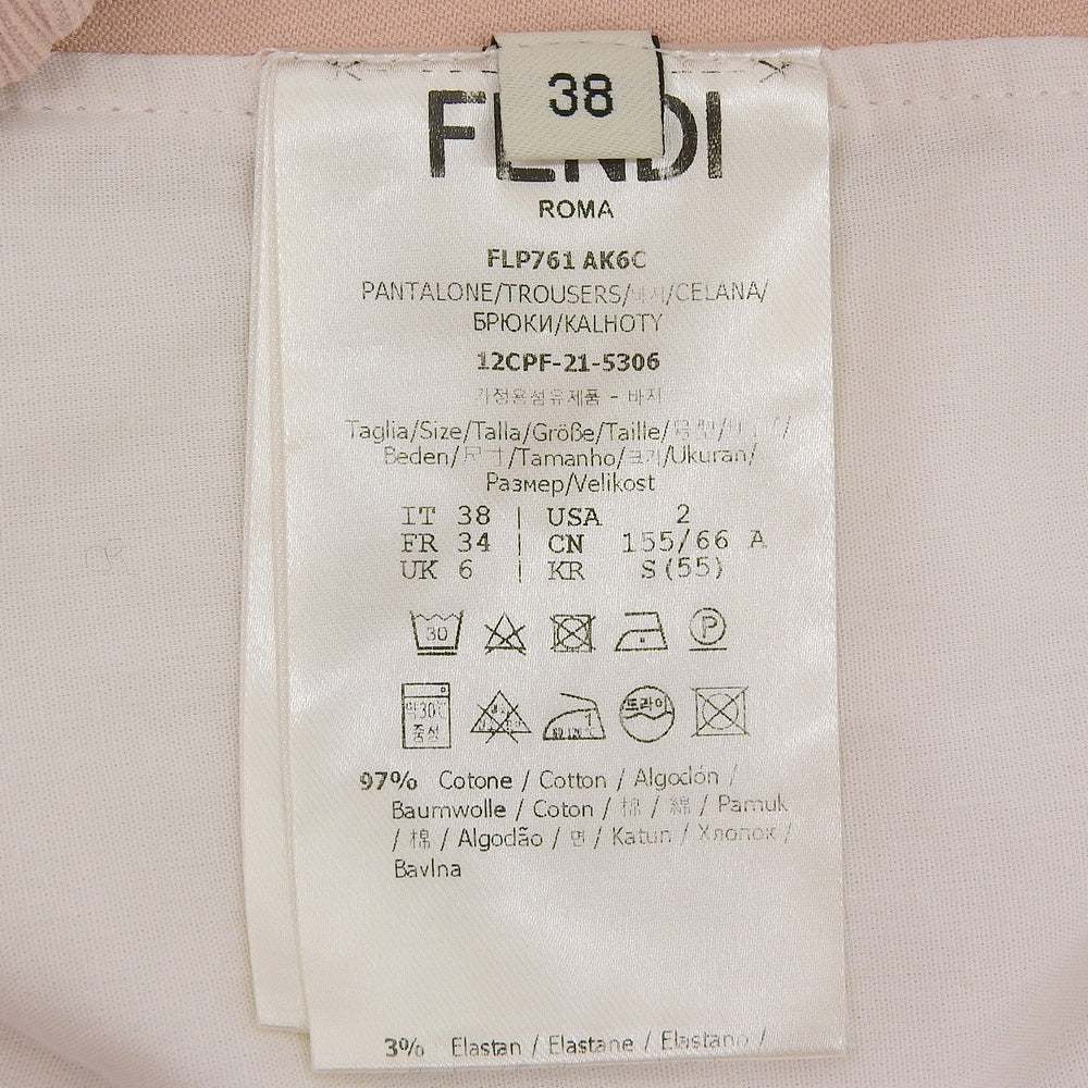 FENDI フェンディ 美品 FF総柄ショートパンツ ボトムス レディース ピンク系 38 FLP761 AK6C ボトムス