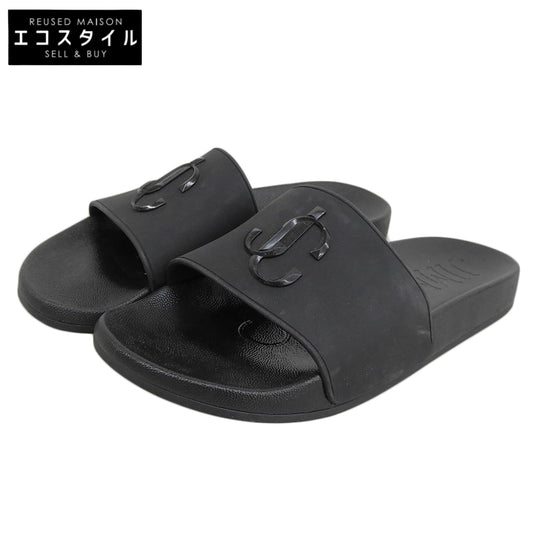 JIMMY CHOO JC Logo Sandals Men's Black 40 23SS Shoes