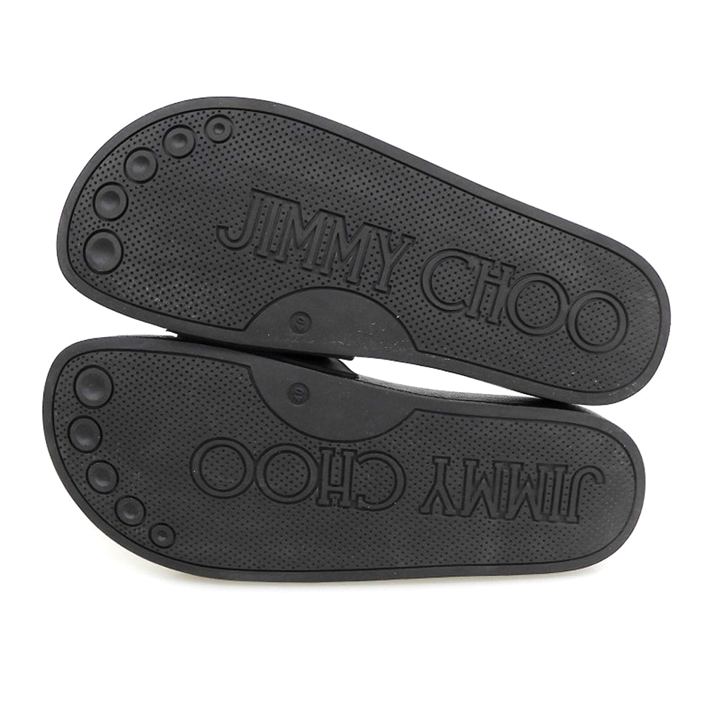 JIMMY CHOO 周仰杰 JC标志 凉鞋 男士 黑色 40 23SS 鞋履