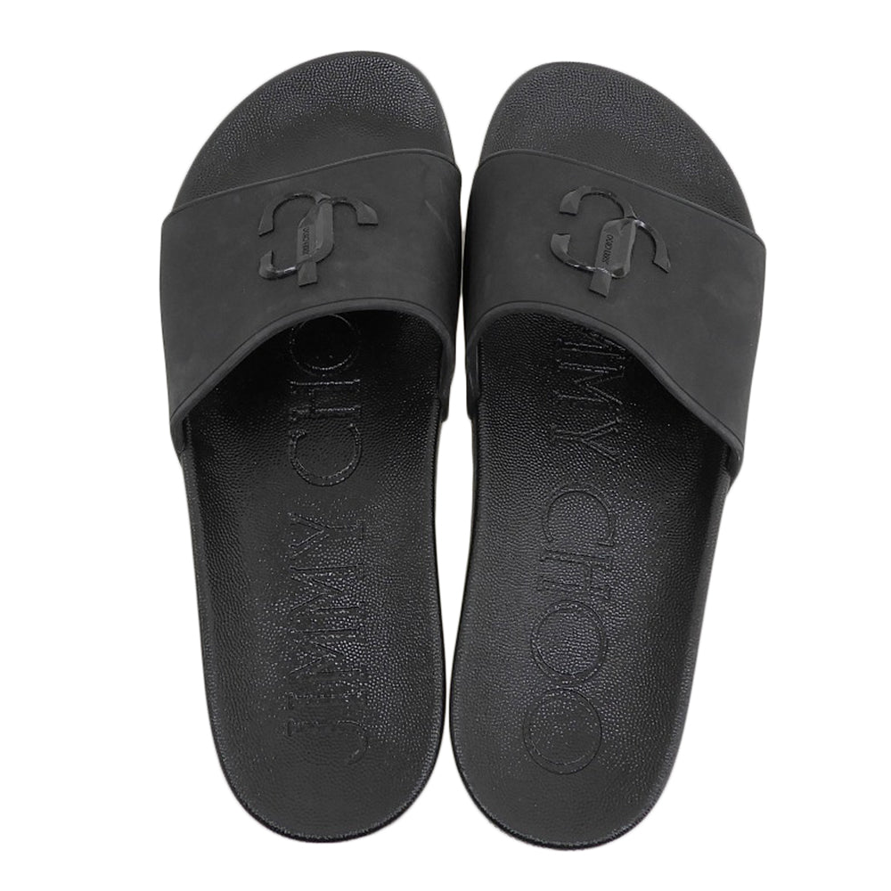 JIMMY CHOO 周仰杰 JC标志 凉鞋 男士 黑色 40 23SS 鞋履