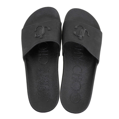 JIMMY CHOO 周仰杰 JC标志 凉鞋 男士 黑色 40 23SS 鞋履